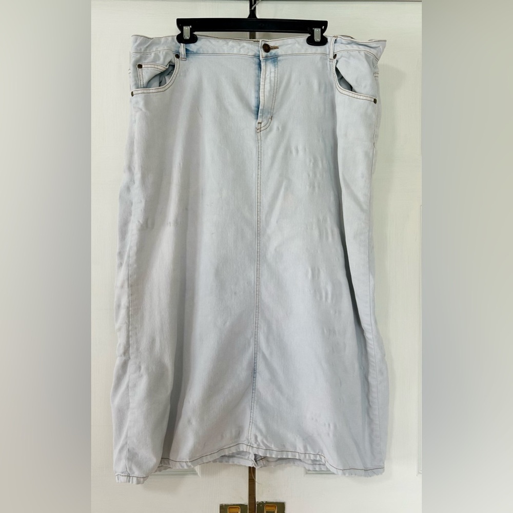 Jessica London Jean skirt denim woman size 18/20